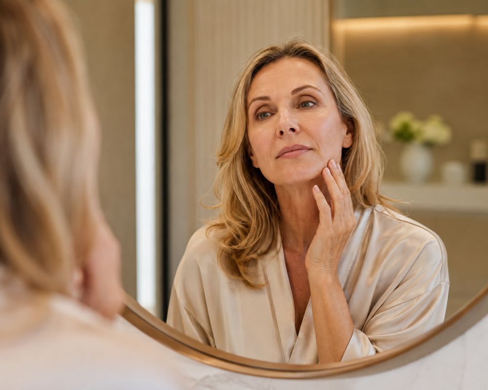 woman considering xerf treatment